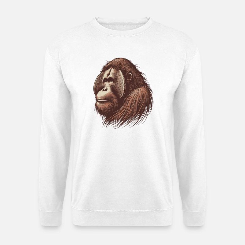 Orang Utan - Unisex Pullover - Weiß
