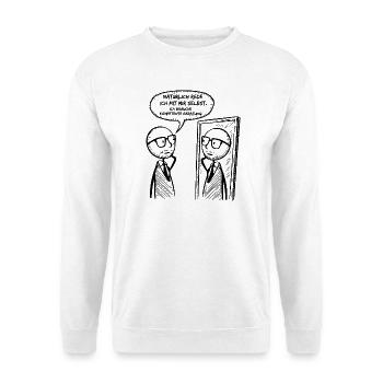 Selbstgespräche - Unisex Pullover - Weiß - Vorne