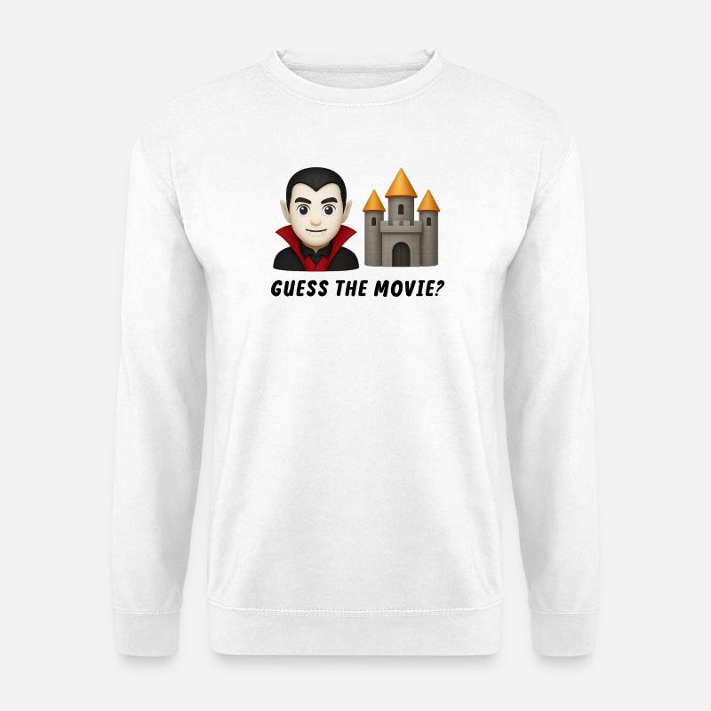 Vampirprinzessin und Schloss Motiv - Unisex Pullover - Weiß