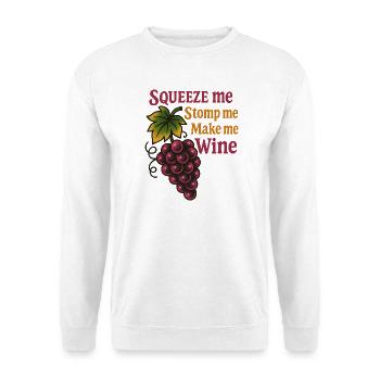 Winzer-Humor - Unisex Pullover - Weiß - Vorne