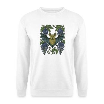 Fantaisie de chauve-souris - Sweat-shirt Unisexe - blanc - Devant