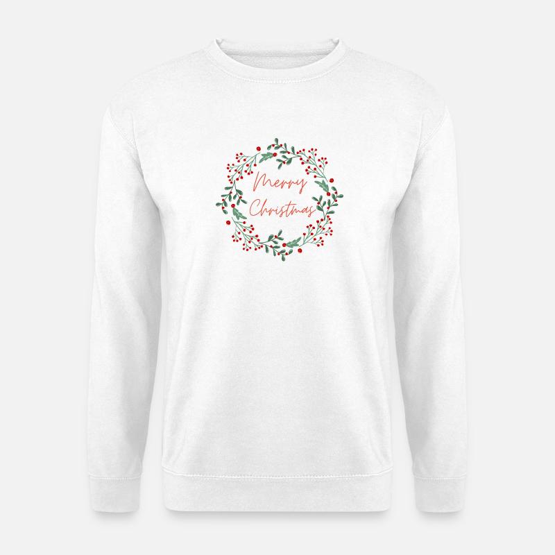 Merry Christmas - Unisex Pullover - Weiß