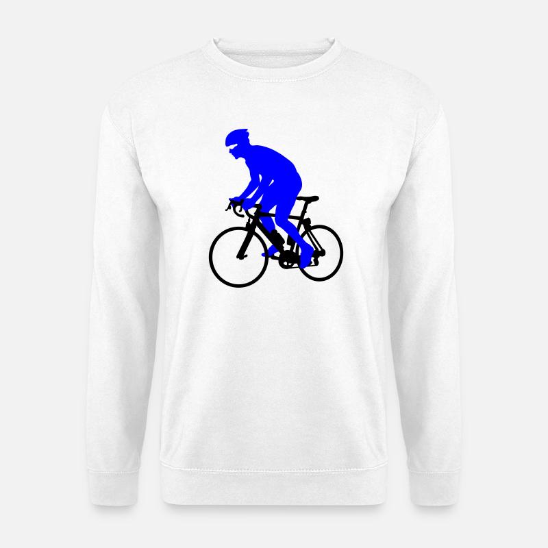Rennrad - Unisex Pullover - Weiß