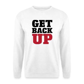 Judo Graphic Get Back Up - Unisex Sweatshirt - white - Front