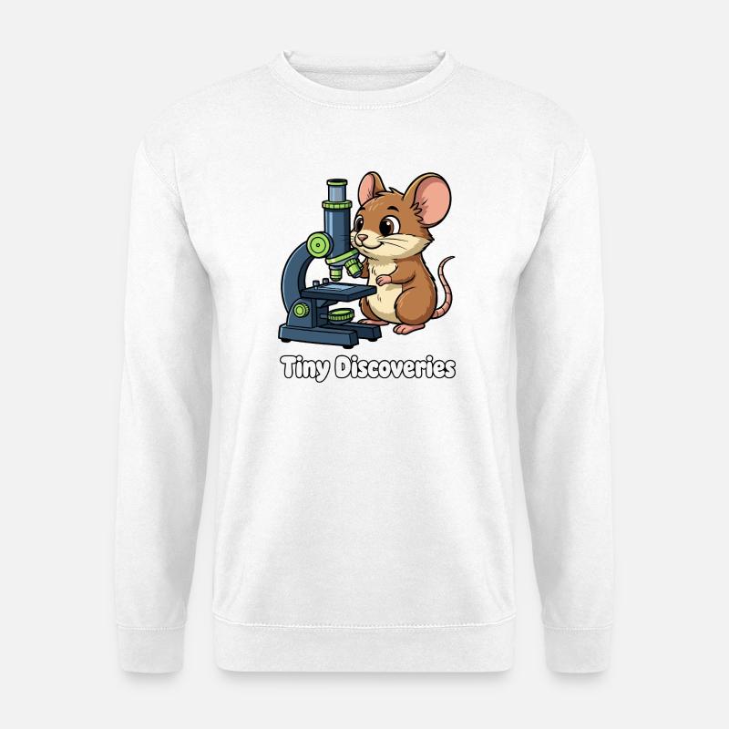 Small Discoveries Mouse Microscope - Unisex Sweatshirt - white