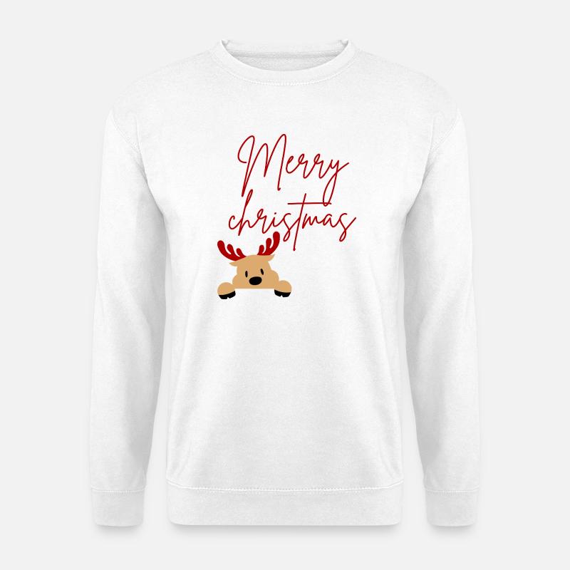 Frohe Weihnachten - Unisex Pullover - Weiß