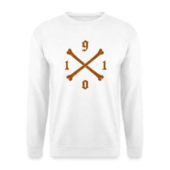 1910 Fußball Fan St. pauli Hoodie, Shirt., Kissen - Unisex Pullover - Weiß - Vorne