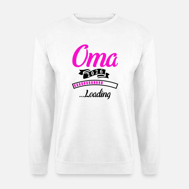 Oma 2026 Loading  - Unisex Pullover - Weiß