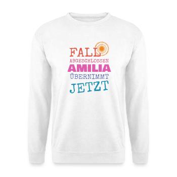 Cadeau pour Amilia - Sweat-shirt Unisexe - blanc - Devant