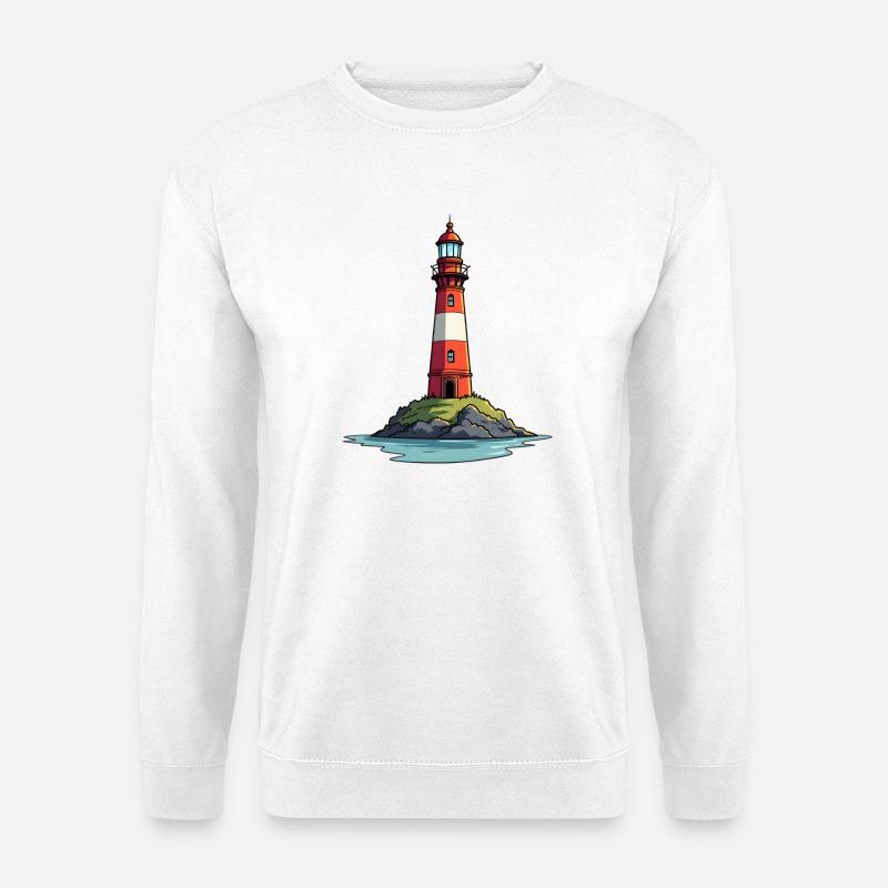 lighthouse - Unisex Sweatshirt - white