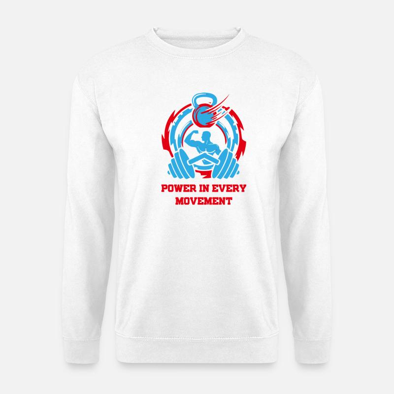 PowerInEveryMovement - Unisex Pullover - Weiß