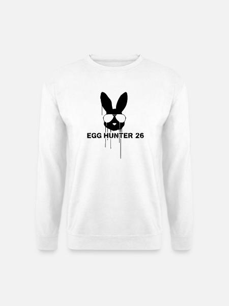 Cooler Egg Hunter 2026 Bunny Easter - Unisex Sweatshirt - white