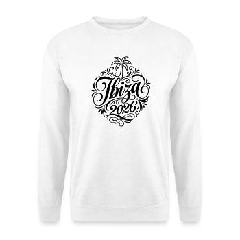 Ibiza 2026 Palme - Unisex Pullover - Weiß - Vorne