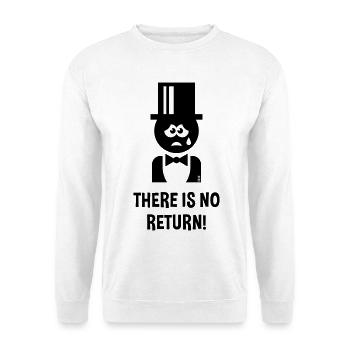Bräutigam – There Is No Return (JGA / Polterabend) - Unisex Pullover - Weiß - Vorne