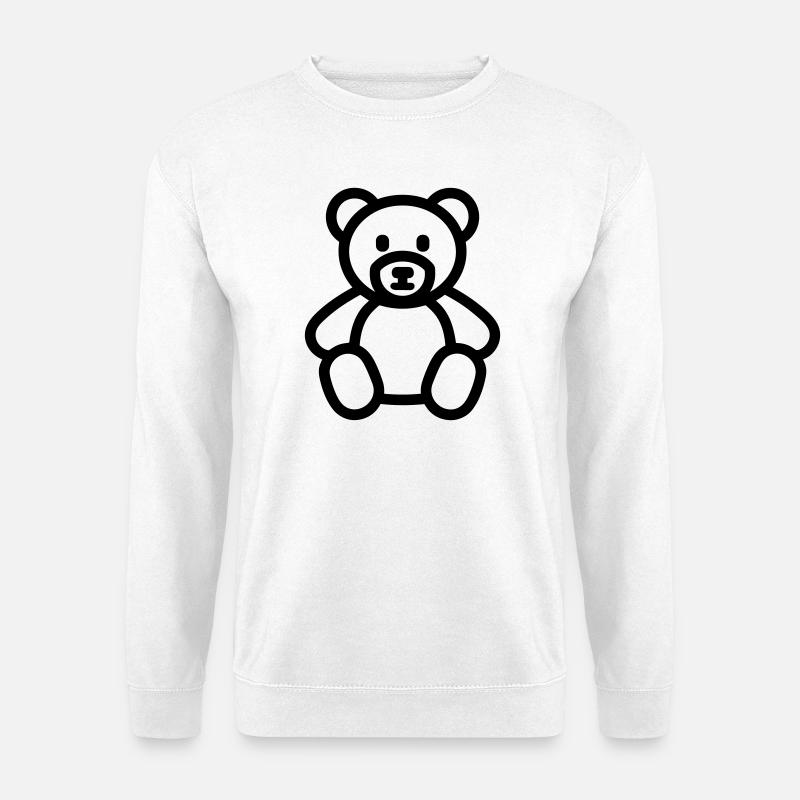 Bär - Unisex Pullover - Weiß