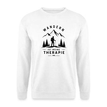 Wandern naturverbundenes Design - Unisex Pullover - Weiß - Vorne