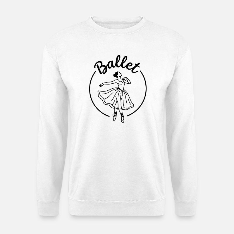 ballet - Sweat-shirt Unisexe - blanc