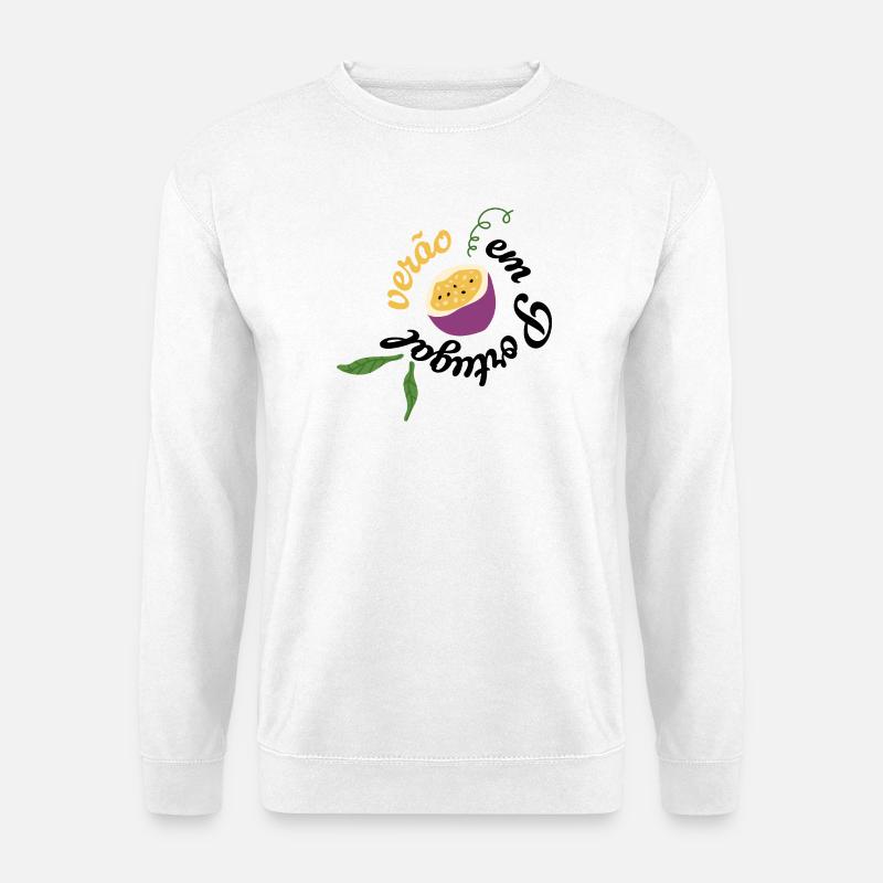 verao em portugal - Unisex Pullover - Weiß