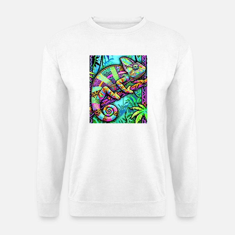 Chamäleon - Unisex Pullover - Weiß