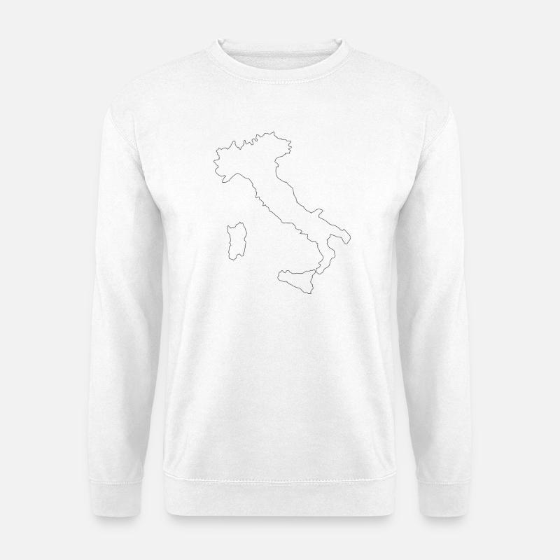 Italienkarte 1 - Unisex Pullover - Weiß