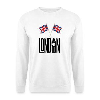 London - Unisex Sweatshirt - white - Front