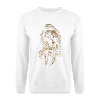 Fauconniers de fauconnerie - Sweat-shirt Unisexe - blanc - Devant