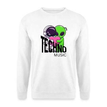 Câlin du cœur des Amis Cosmiques - Sweat-shirt Unisexe - blanc - Devant