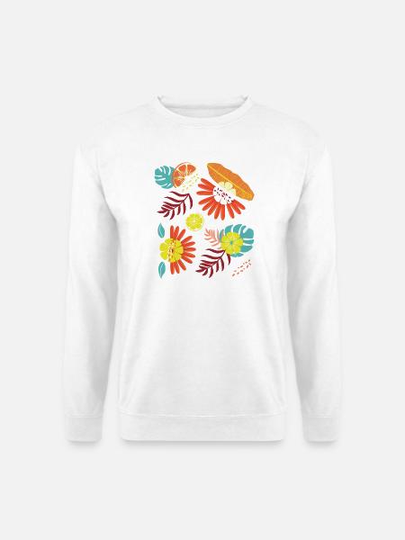 Tropical - Unisex Pullover - Weiß