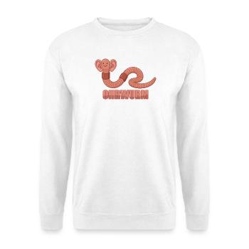 Ohrwurm  - Unisex Pullover - Weiß - Vorne - Alina (178cm) & Michal (187cm)