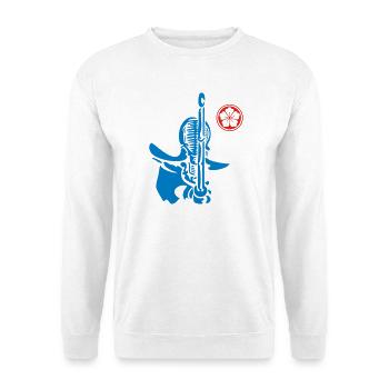 Kendo & Mon Wappen - Unisex Pullover - Weiß - Vorne