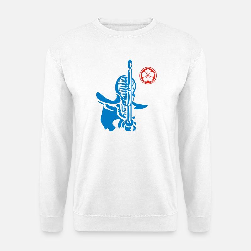Kendo & Mon Wappen - Unisex Pullover - Weiß