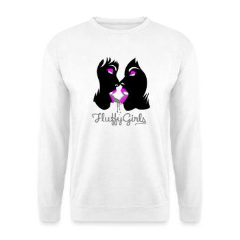fluffy girls - Unisex Pullover - Weiß - Vorne