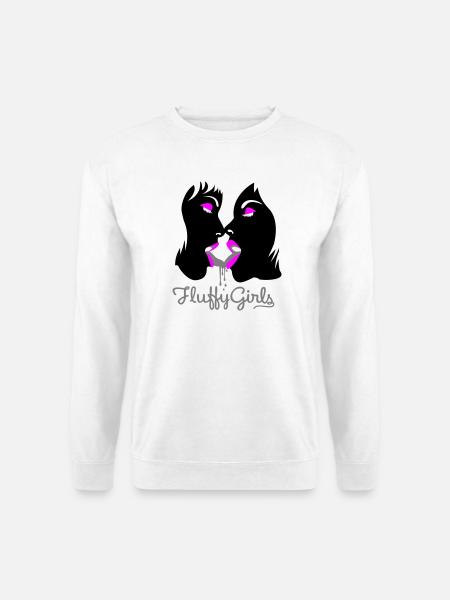 fluffy girls - Unisex Pullover - Weiß