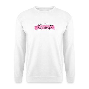 Team Braut pink - Unisex Pullover - Weiß - Vorne