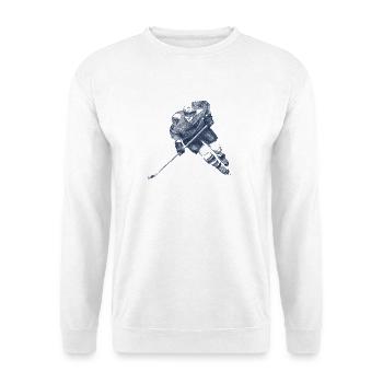 Hockey - Sweat-shirt Unisexe - blanc - Devant