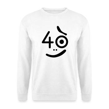 40 Jahre - so what? - Unisex Pullover - Weiß - Vorne