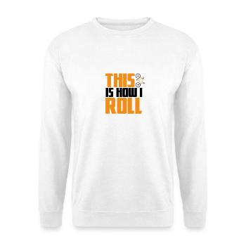 Mountainbike, Biking, Bike, Fahrrad, Fahrradsport - Unisex Pullover - Weiß - Vorne