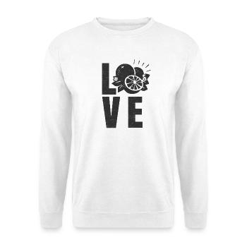Fruits d'amour - Sweat-shirt Unisexe - blanc - Devant