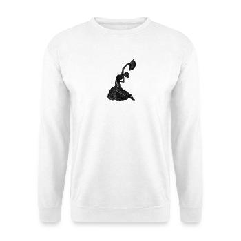 Flamenco Dancer / Flamenco Dance in Black - Unisex Sweatshirt - white - Front