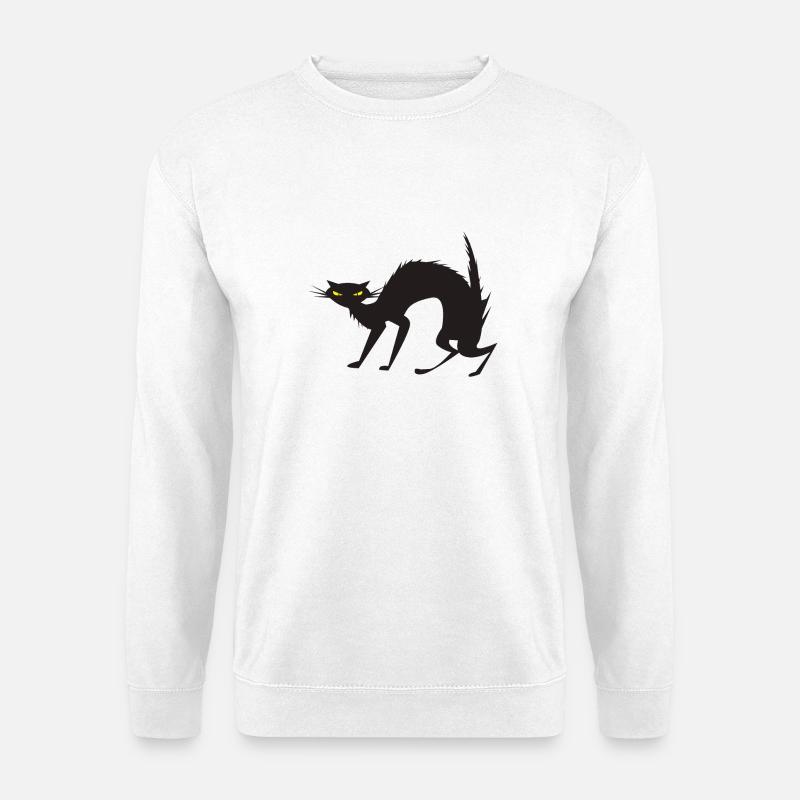 Halloween witches ghosts spook gift idea pumpkin - Unisex Sweatshirt - white