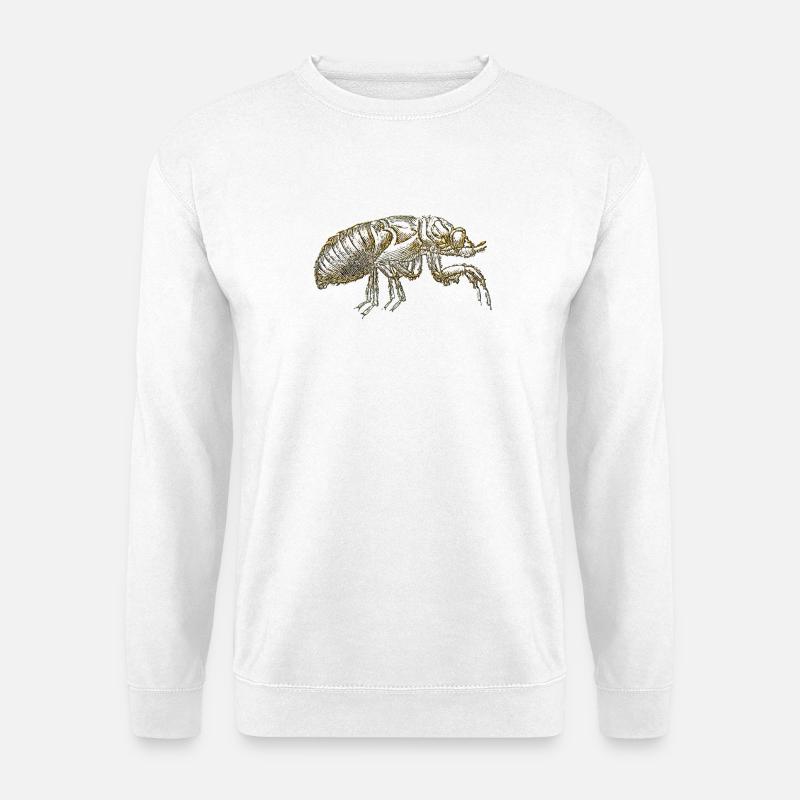 Der Floh - Unisex Pullover - Weiß