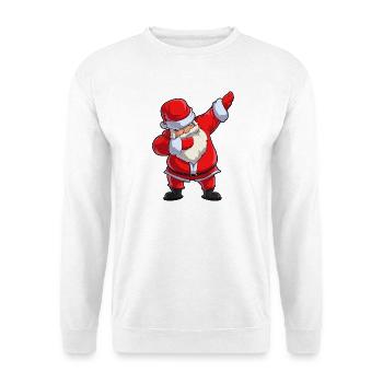 Santa Dabbing Festif Noël - Sweat-shirt Unisexe - blanc - Devant