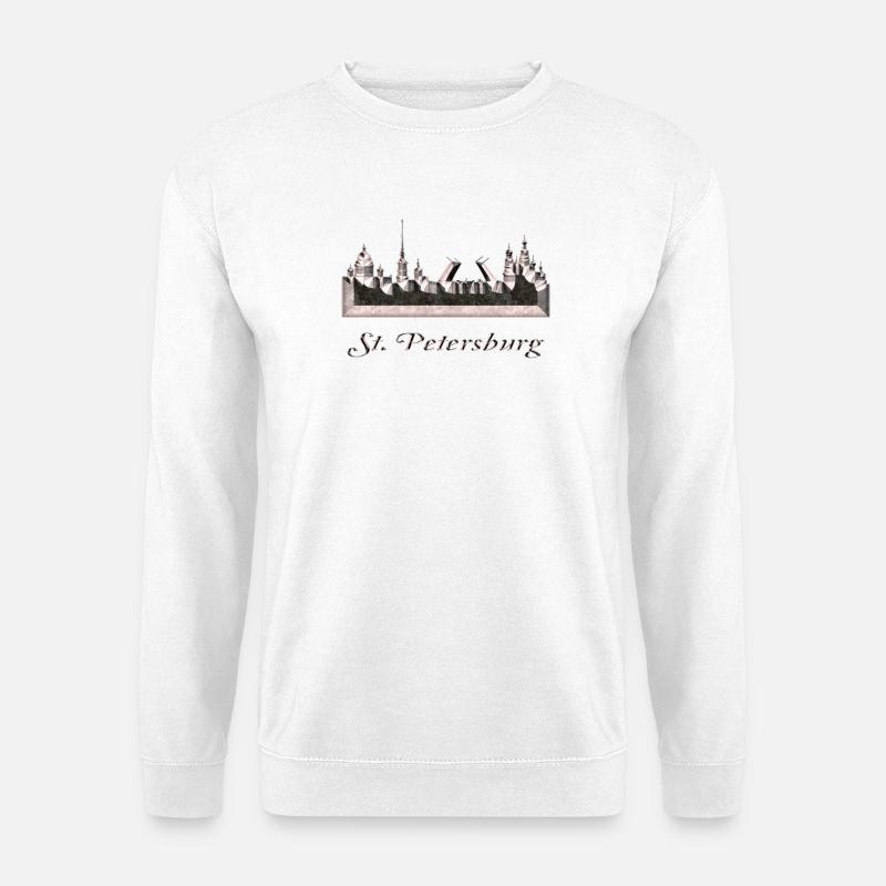 St. Petersburg - Unisex Pullover - Weiß