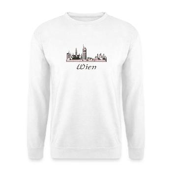 Vienne - Sweat-shirt Unisexe - blanc - Devant