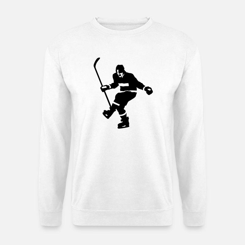 Eishockey goal - Unisex Pullover - Weiß