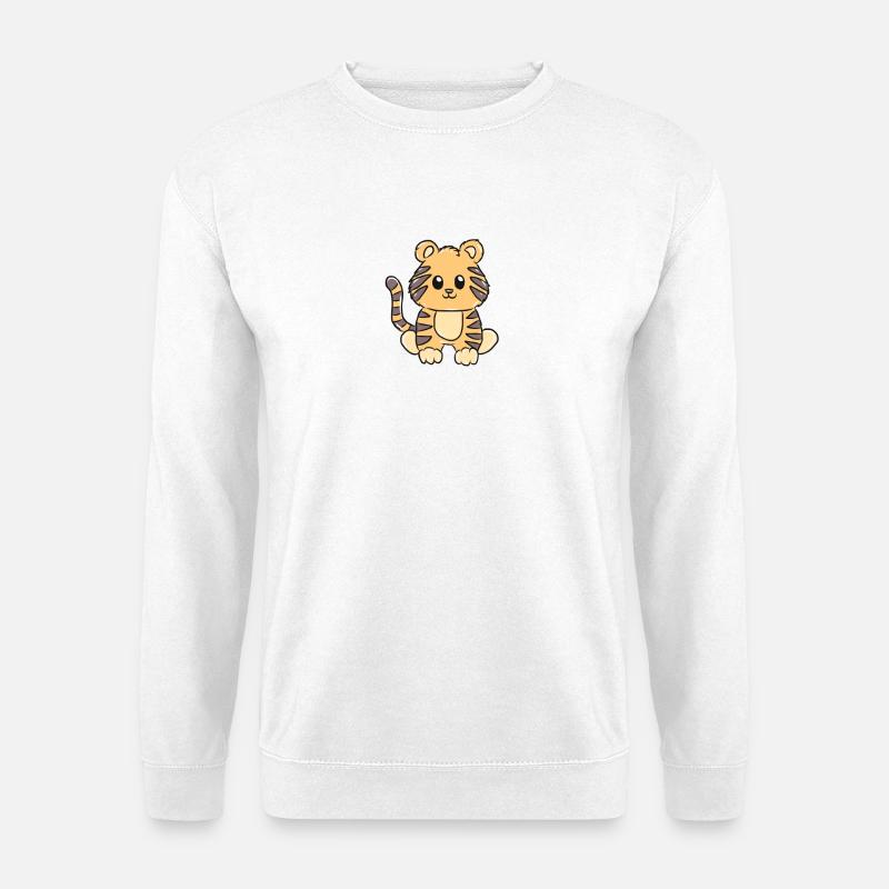 Tiger - Unisex Pullover - Weiß