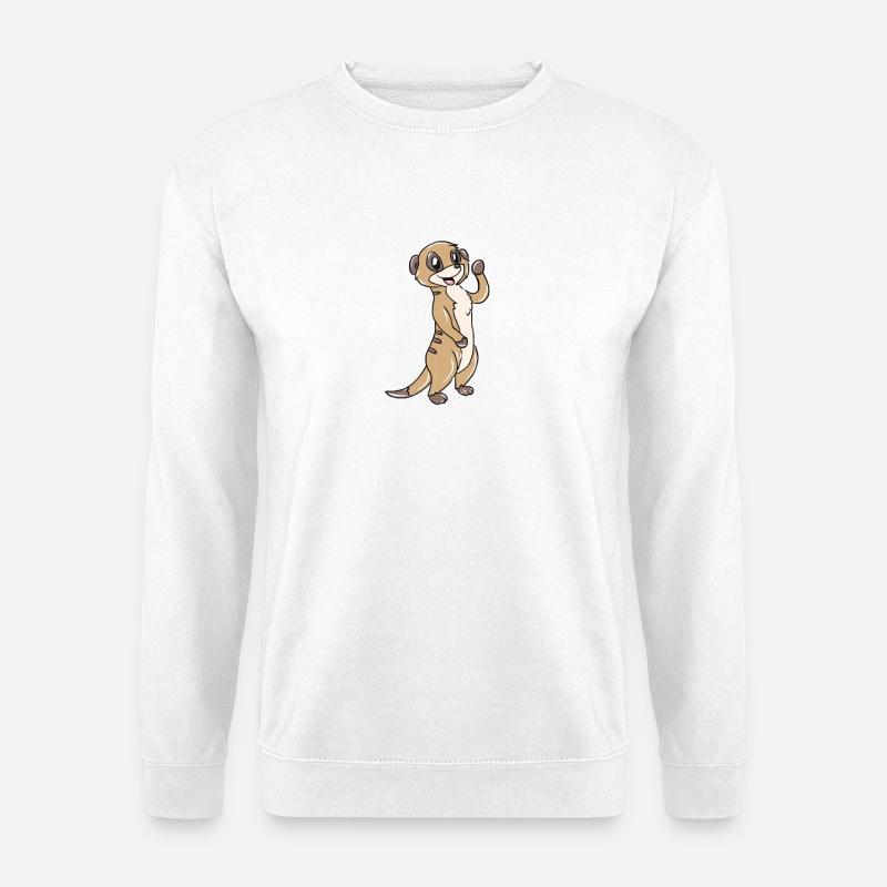 Erdmännchen - Unisex Pullover - Weiß