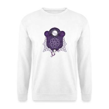 Elegant decorative celtic knot. - Unisex Sweatshirt - white - Front