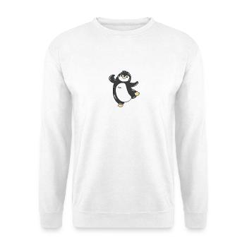 manchot - Sweat-shirt Unisexe - blanc - Devant