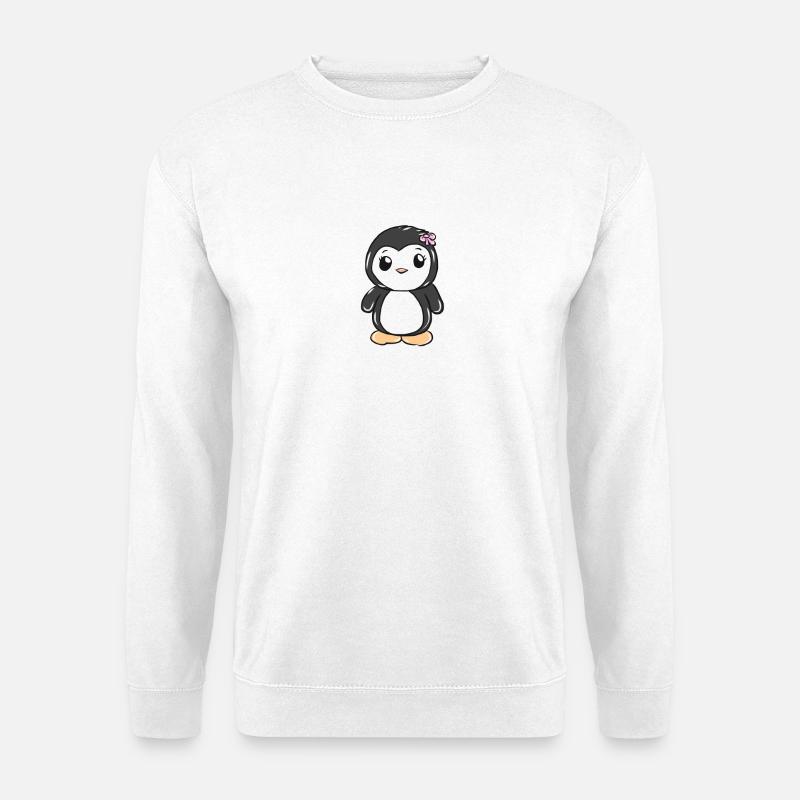 Pinguin - Unisex Pullover - Weiß